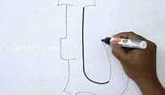 How to Draw Graffiti Letter L
