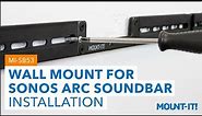 Wall Mount for Sonos Arc Soundbar | MI-SB53 (Install)