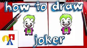 How To Draw Cartoon Joker