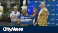 Calgarians win $50 million LOTTO 6/49 Gold Ball jackpot