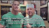 John Cena's Shoulder Surgery in Birmingham!
