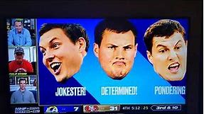 Eli Manning, Philip Rivers troll each other's meme face during live ESPN 'Monday Night Football' TV