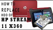 How to replace HDD of HP STREAM 11 x360