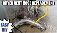How to Install A new Dryer Vent Hose | Dryer vent hose replacement | DIY Home Repairs
