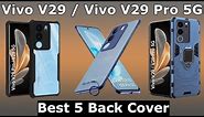 Vivo V29 / V29 Pro 5G Back Cover Case Pouch Transparent Back Cover Leather Flip Cover - MMR Mobiles