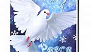 Peace sign flag Outdoor Vertical double sided Dove of Peace Garden Flag 12x18, peace for ukraine garden flag farmhouse yard decoration