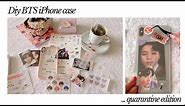 Decorating My BTS (방탄소년단) iPhone Case - 7 Photocard | DIY Aesthetic BTS | Kpop Clear Case Stickers