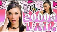 EARLY 2000s HAIR TUTORIAL (Y2K) | Amanda Steele