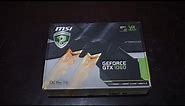 Unboxing MSI GeForce® GTX 1060 6GT OCV1