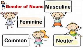 Gender of Nouns | English Grammar | Teacher Beth Class TV