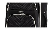 Kenneth Cole REACTION Chelsea Chevron Quilted Luggage, Black, 20-Inch Carry On