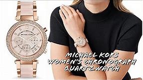 Michael Kors Women's Chronograph Quartz Watch Unboxing | MK5896 | Michael Kors Women's Watch