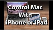 Control Mac With iPhone  Remote Mac Desktop and Screen Share Mac To iPhone - Remote Mac Access!