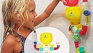 Bath Toy - Toddler Bath Toys for Kids Ages 4-8, Engaging STEM Bathtub Toys - Original Pipes N Valves Set - 12 Pieces