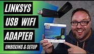Linksys USB WiFi Adapter | WUSB6400M | Setup & Unboxing