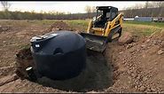 How to install a water storage tank on your property
