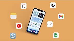 Minimal iPhone Setup 2022 | A Productive Home Screen
