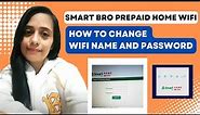 PAANO PALITAN ANG WIFI NAME AT PASSWORD NG SMART BRO PREPAID HOME WIFI