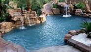 20 Swimming Pool Waterfalls Ideas To Beauty Your Outdoor Space