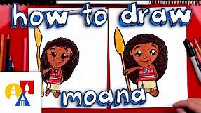 How To Draw A Cartoon Moana