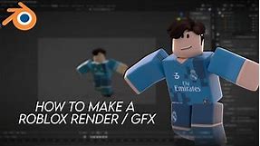 How To Make Roblox Render / GFX Tutorial in Blender | Blender Tutorial 2023