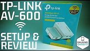 TP-Link AV600 Powerline WiFi Extender Review and Setup Tutorial