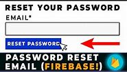 How to Reset Password with Firebase?🔥 | Firebase Web Auth Tutorial 2024 | Firebase Password Rest