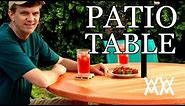 How to make a patio table. This outdoor table is easy to build!