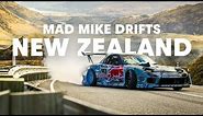Mad Mike drifting Crown Range in New Zealand