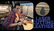 Custom Keychain - Leather Cutting with Lightburn Tutorial | Ortur LM2