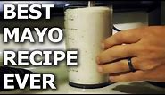 BEST Mayonnaise Recipe EVER! - How to Make Homemade Mayo - BroBryceCooks