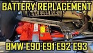 BMW E90 E91 E92 E93 Battery Replacement