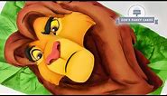 Simba Lion King fondant cake tutorial