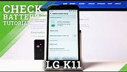 How to Locate Battery Percentage in LG K11 – Show Battery Level