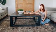 DIY Coffee Table WITH 2x4's IN 3 HOURS! UNDER $100