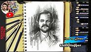 How to Draw Chief Hopper | Stranger Things | 2019