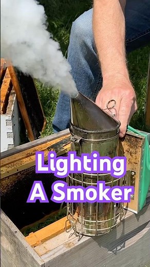 Beekeeping Smoker: How To Light A Smoker To Calm Bees #beekeeping