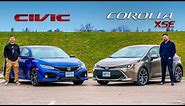 2019 Toyota Corolla Hatchback vs. Honda Civic Hatchback // Is There A Wrong Answer?