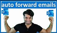 How to auto forward emails in Outlook