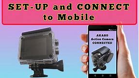 AKASO Action Camera WiFi Set-up & Connection Tutorial