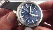 IWC Aquatimer Chronograph Edition Expedition Jacques-Yves Cousteau 3768-05 Luxury Watch Review