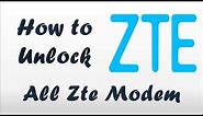 How To Unlock All zte Usb Modem Network & Sim Unlock - ANY gsm carrier!