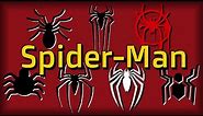 Animated Evolution of Spider-Man Logo 1962-2021