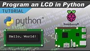 How to Setup an LCD on the Raspberry Pi and Program It With Python