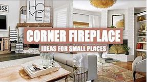 50+ Best Corner Fireplace Ideas for Small Spaces 2020