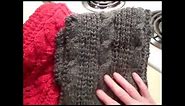 ~ two knit scarves and how I block them ~ & a BLOOPER! ~