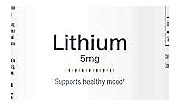 Vital Nutrients Lithium Orotate 5mg | Vegan Supplement to Support Memory and Behavior Health* | 5mg | Gluten, Dairy and Soy Free | Non-GMO | 90 Capsules