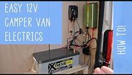 Super EASY 12V Camper Van ELECTRICS - How To