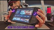 •Lenovo Legion Go RGB | How To Switch Presets, Customize Light/Animation With LegionSpace & Review!