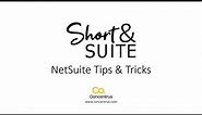 NetSuite Training: Short & 'Suite: How to Search for Inactive Records